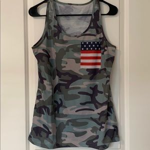 Camo tank